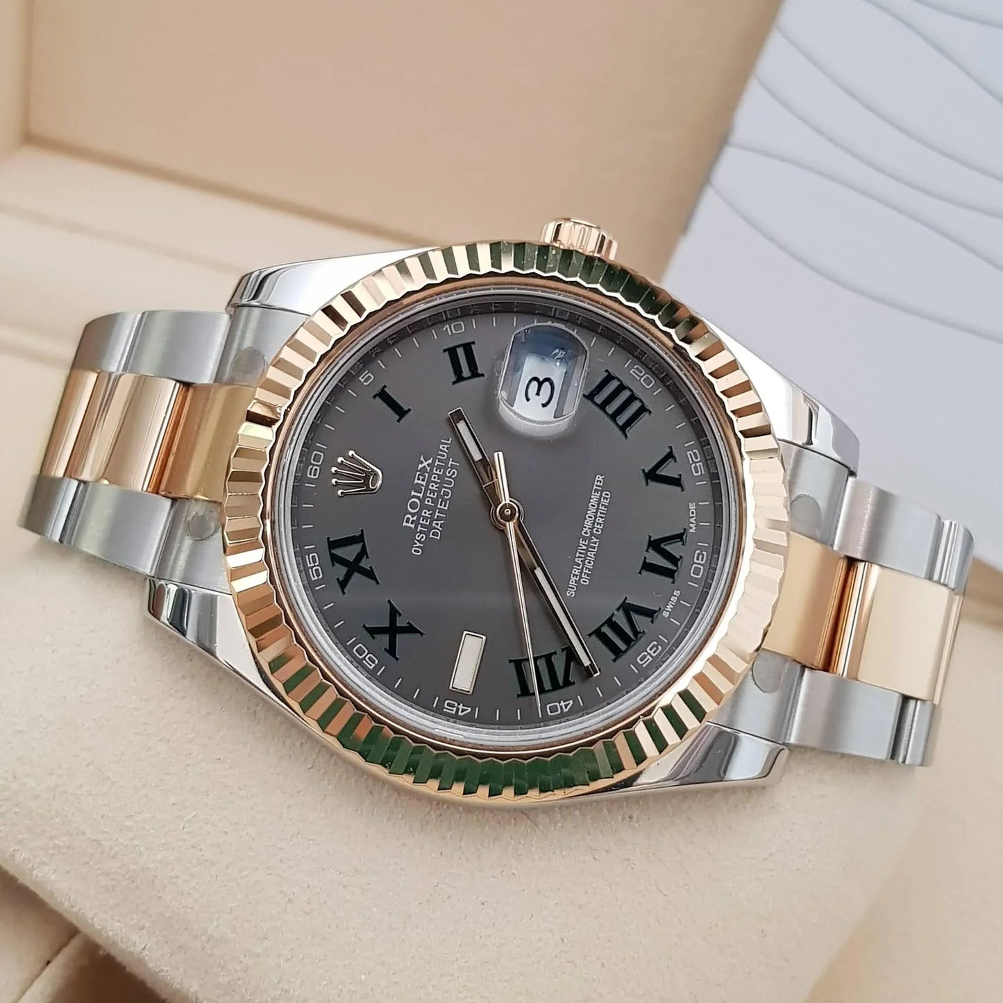 Rolex Datejust II Wimbledon Roman Two-Tone 41mm