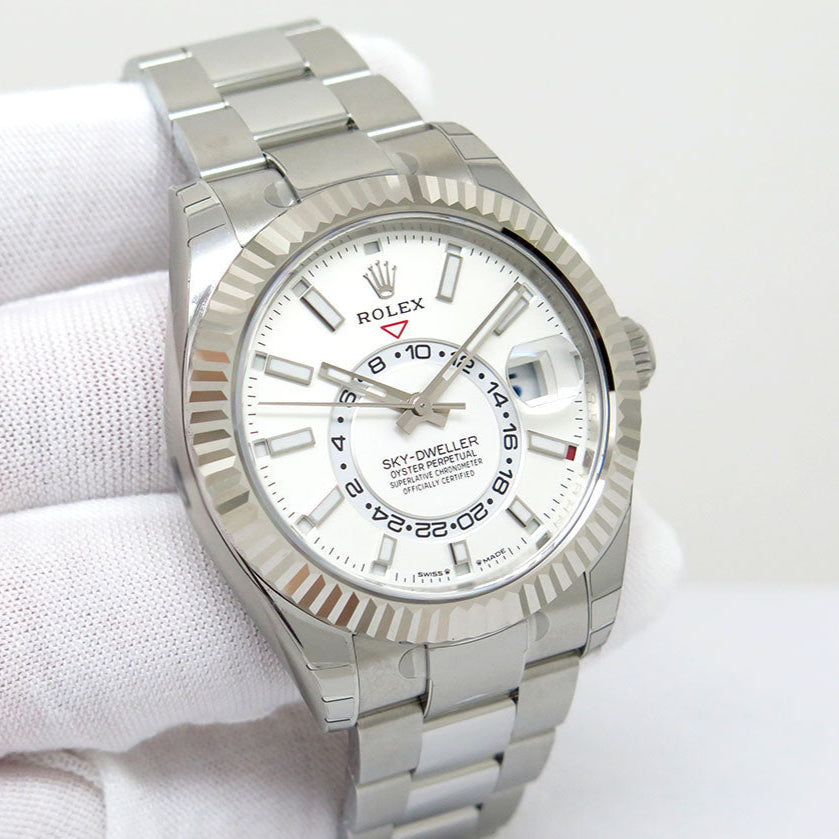 Rolex Sky Dweller Steel White Dial 336934