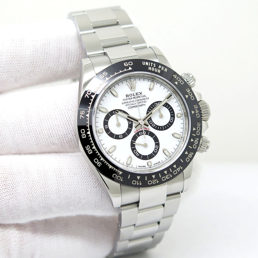 Rolex Daytona Cosmograph Ceramic Bezel White Panda Dial 116500