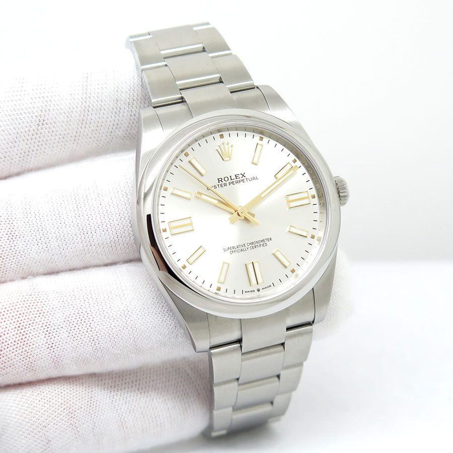 Rolex Oyster Perpetual 36mm Silver Dial 124300