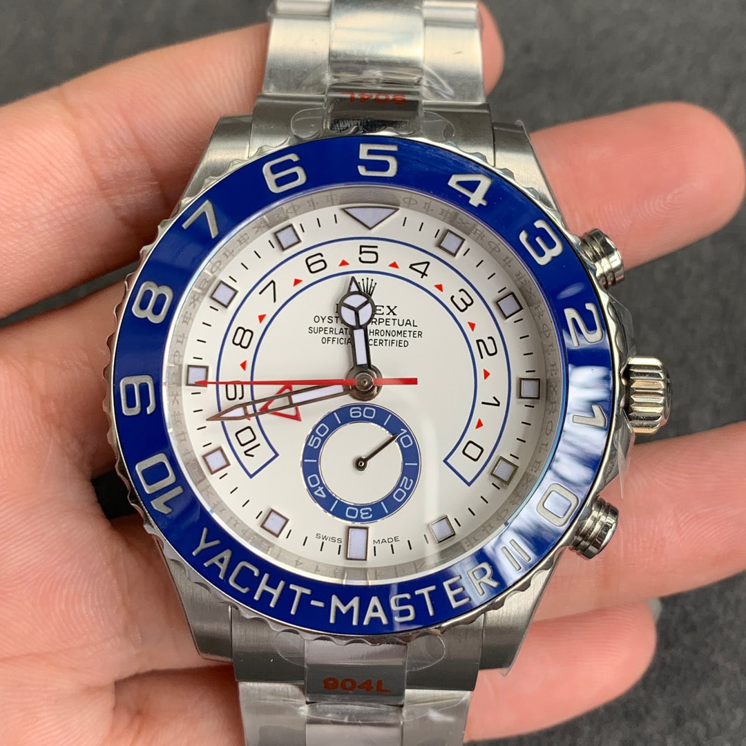 Rolex Yacht-Master II Regatta Blue Cerachrom Bezel Steel 116680