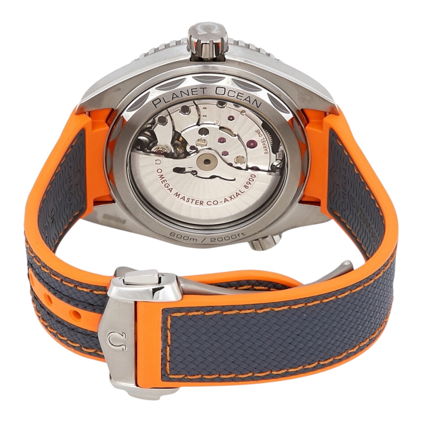 Omega Seamaster Planet Ocean Titanium White Dial Grey Rubber 43.5mm 215.92.44.21.99.001