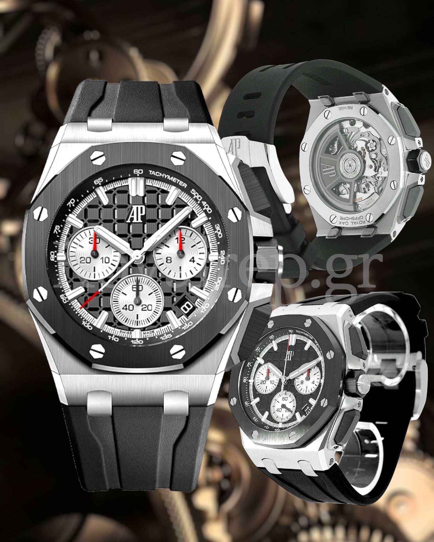 Audemars Piguet Royal Oak Offshore Black Dial White Chronograph 43mm 26420SO.OO.A002CA.01