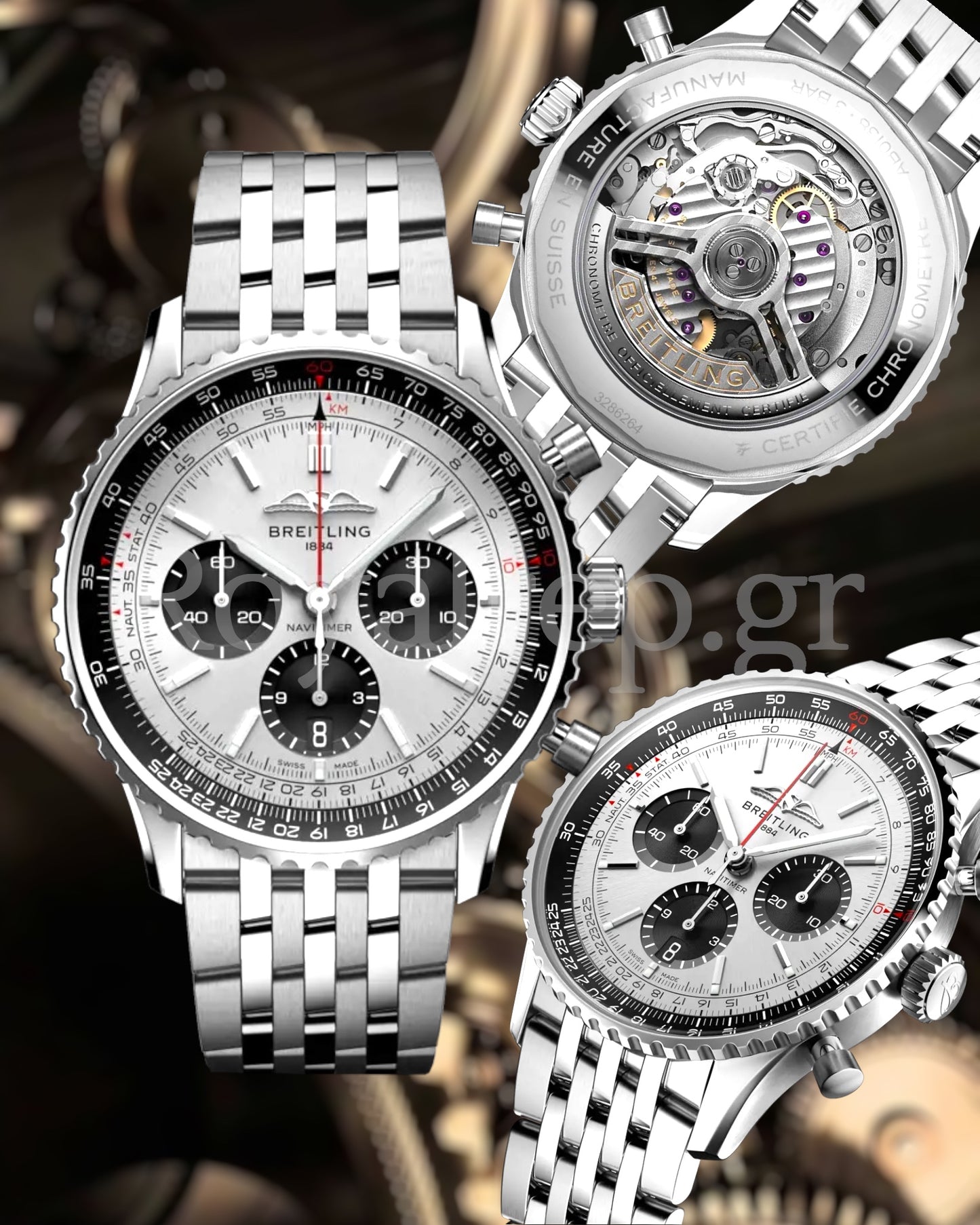 Breitling Navitimer B01 Chronograph White Dial 43mm