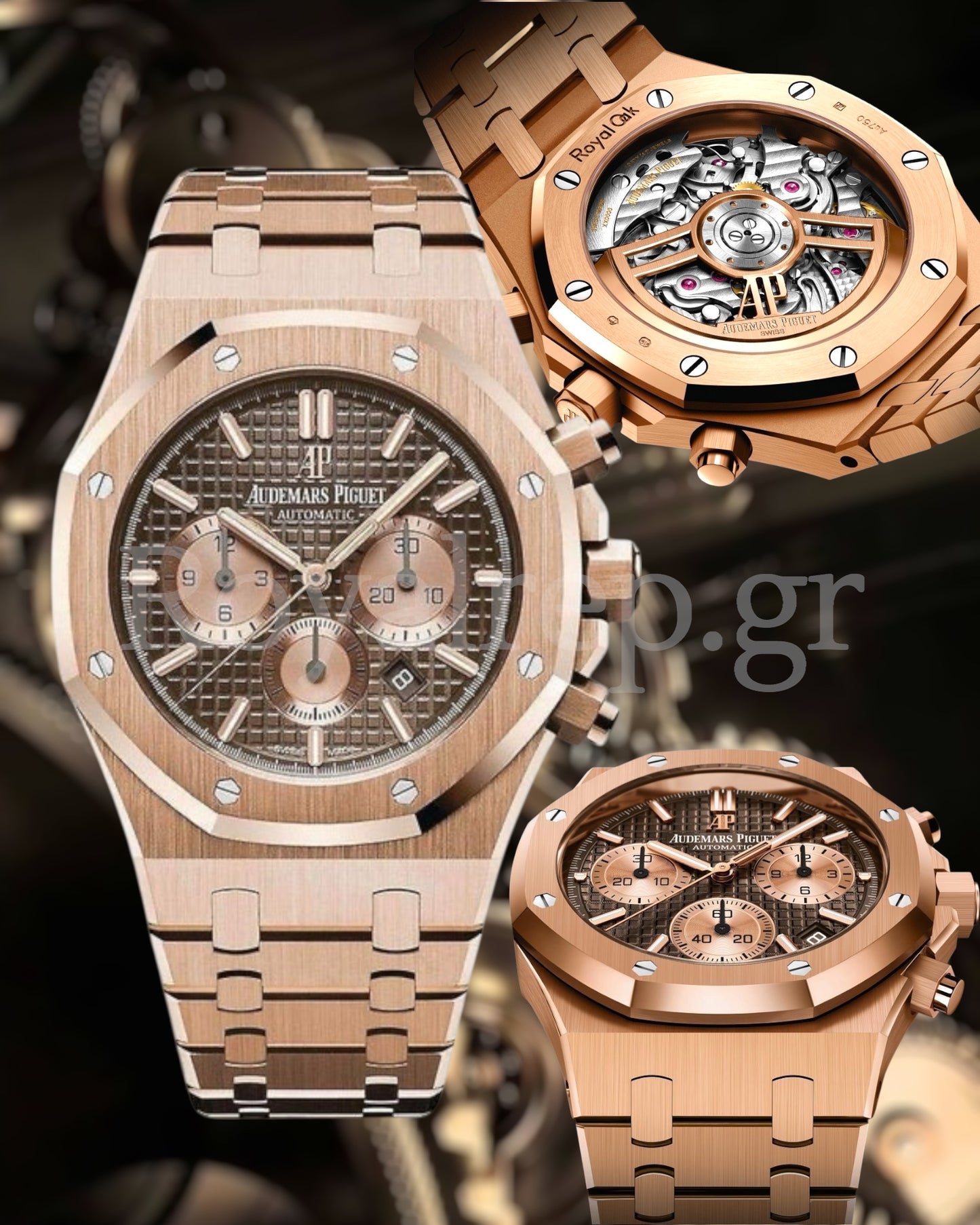 Audemars Piguet Royal Oak Chronograph Chocolate Dial Rose Gold 26320O