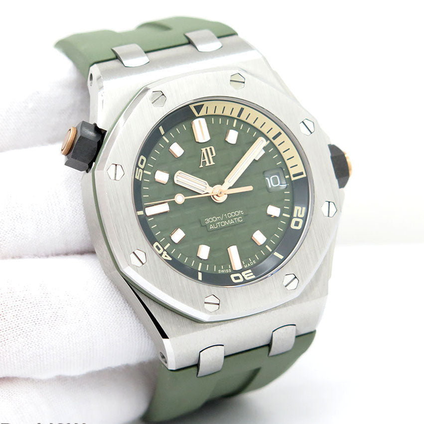 Audemars Piguet Royal Oak Offshore Diver 42 mm Military Green 15720ST