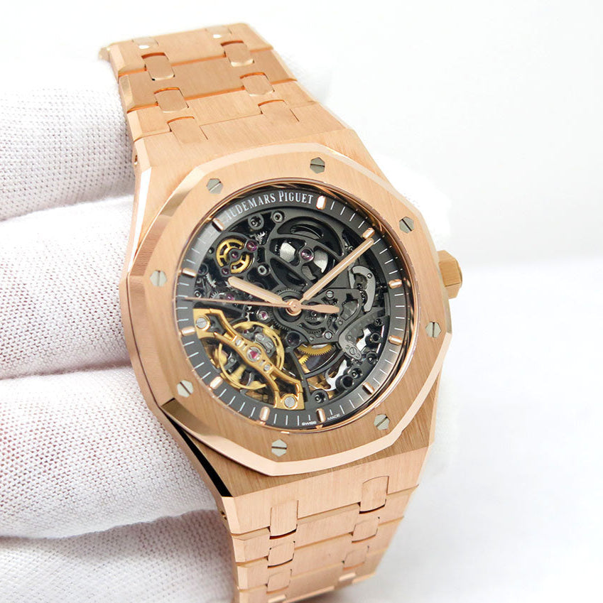 Audemars Piguet Royal Oak Double Balance Wheel Openworked Rose Gold 15407OR