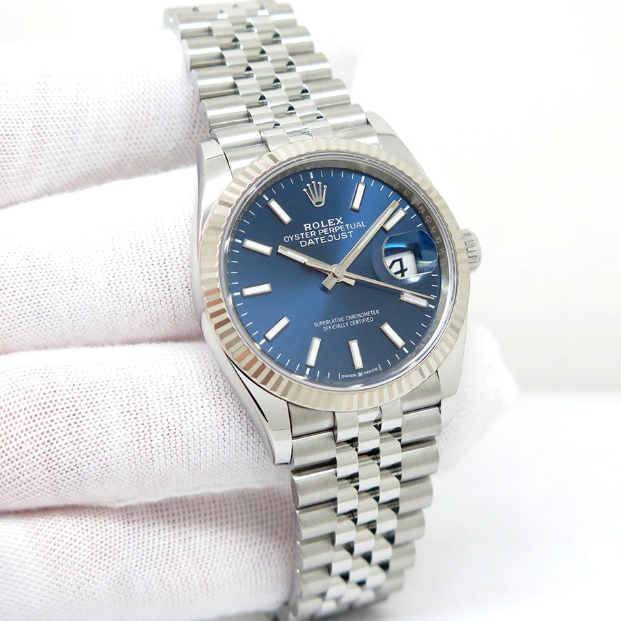 Rolex Datejust 41mm Steel Jubilee Blue Dial 126334