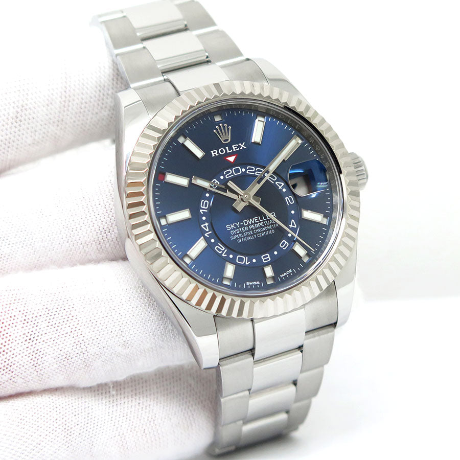 Rolex Sky Dweller Blue Dial Steel 326934