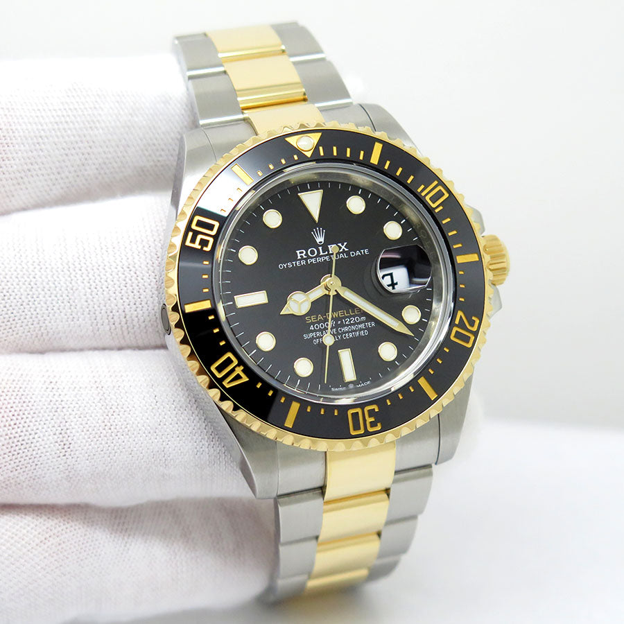 Rolex Sea-Dweller 43mm Black Dial Steel Yellow Gold 126603