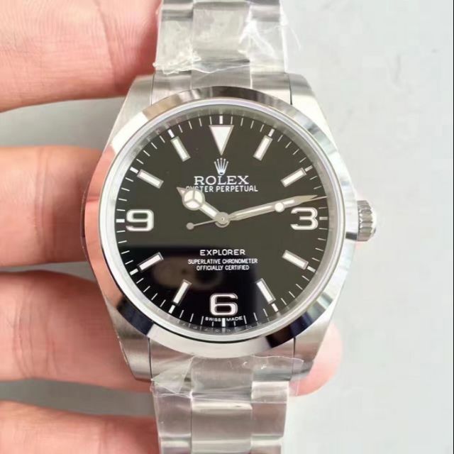 Rolex Explorer Black Dial Steel 114270