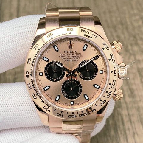 Rolex Daytona Cosmograph Sundust Dial Rose Gold 116505