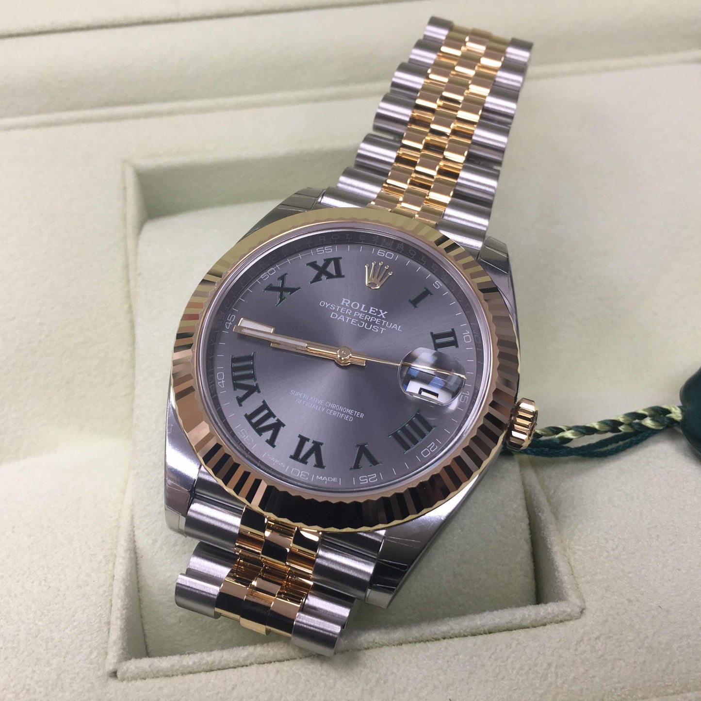 Rolex Datejust II Wimbledon Roman Jubilee Two-Tone 41mm