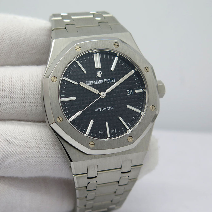Audemars Piguet Royal Oak Black Dial Steel 41mm 15500ST