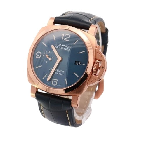 Panerai Luminor Marina Goldtech Sole Blu 44mm PAM01112