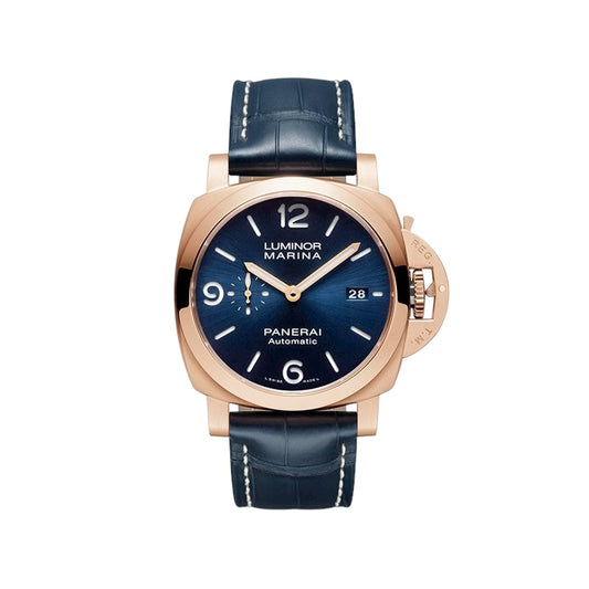 Panerai Luminor Marina Goldtech Sole Blu 44mm PAM01112
