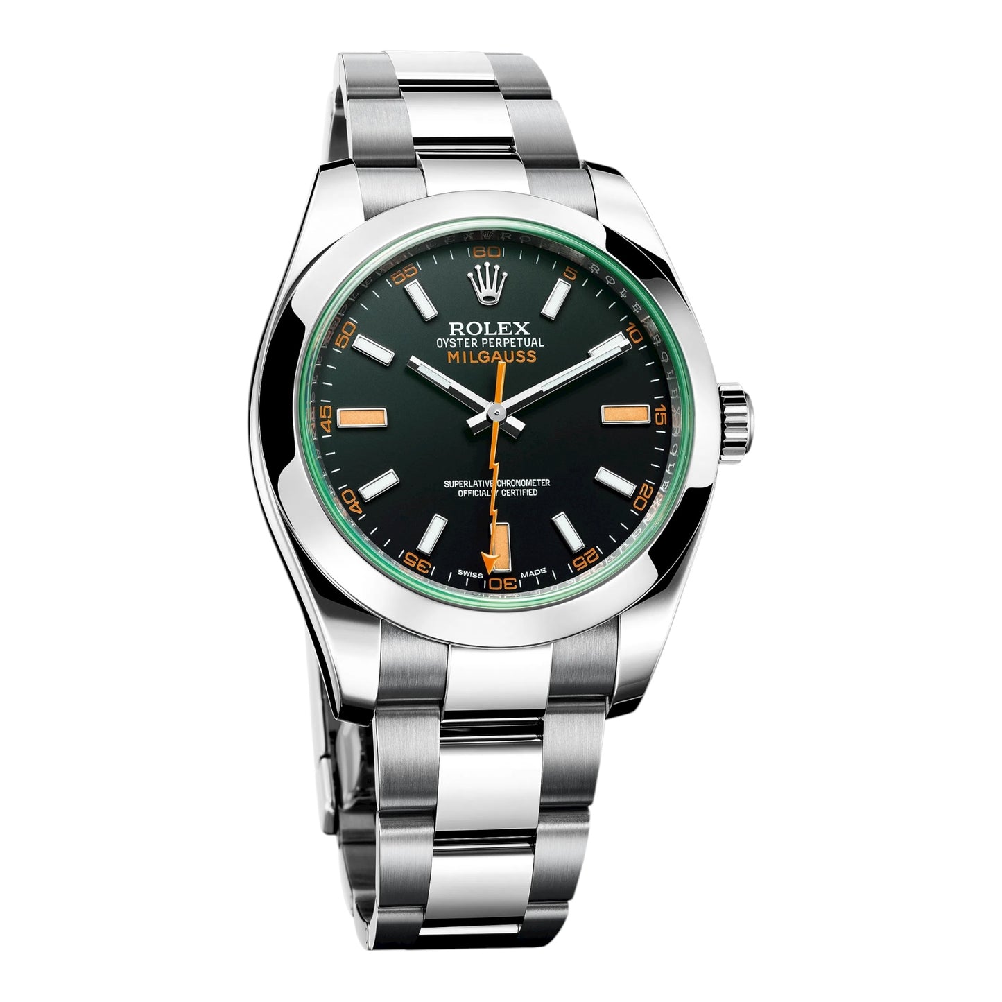 Rolex Milgauss Steel Black Dial 40mm 116400GV