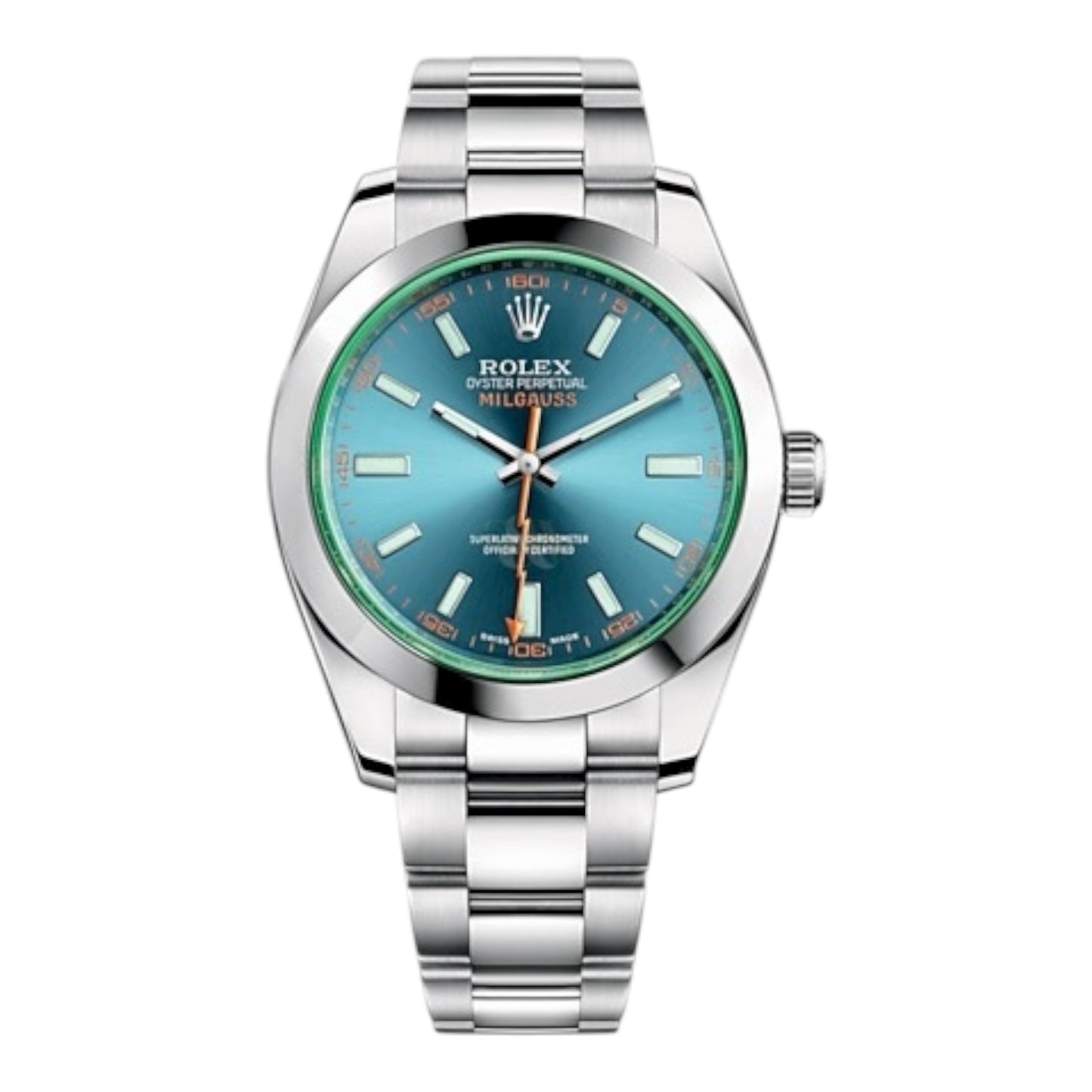 Rolex Milgauss Steel Blue Dial 40mm 116400GV