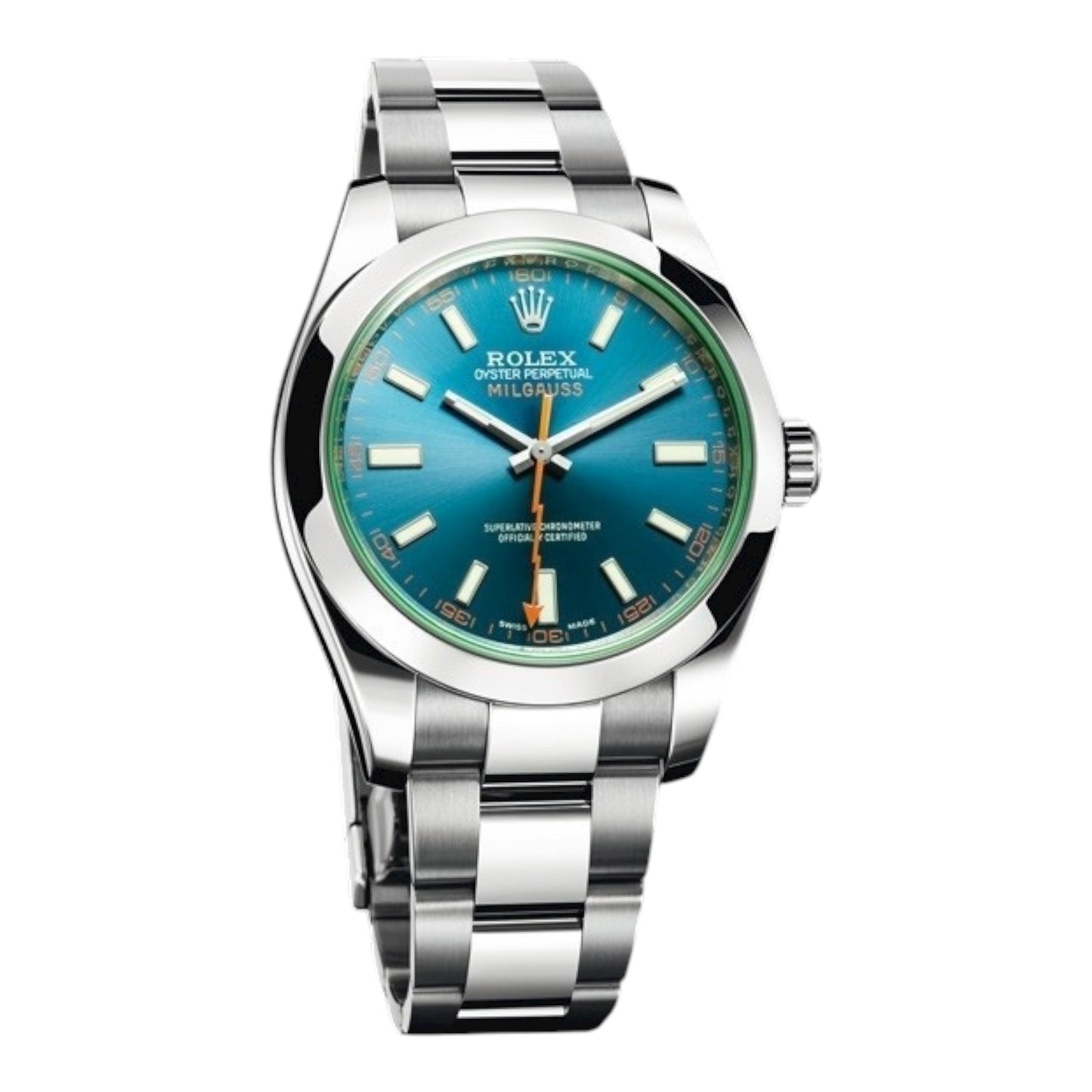 Rolex Milgauss Steel Blue Dial 40mm 116400GV