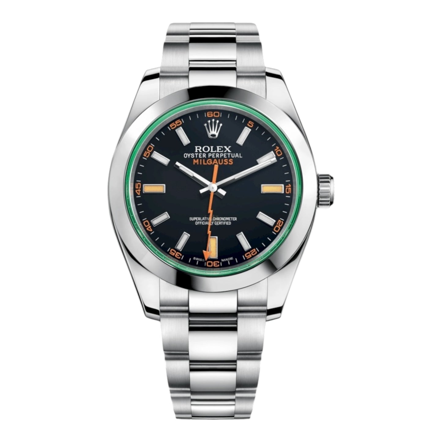 Rolex Milgauss Steel Black Dial 40mm 116400GV