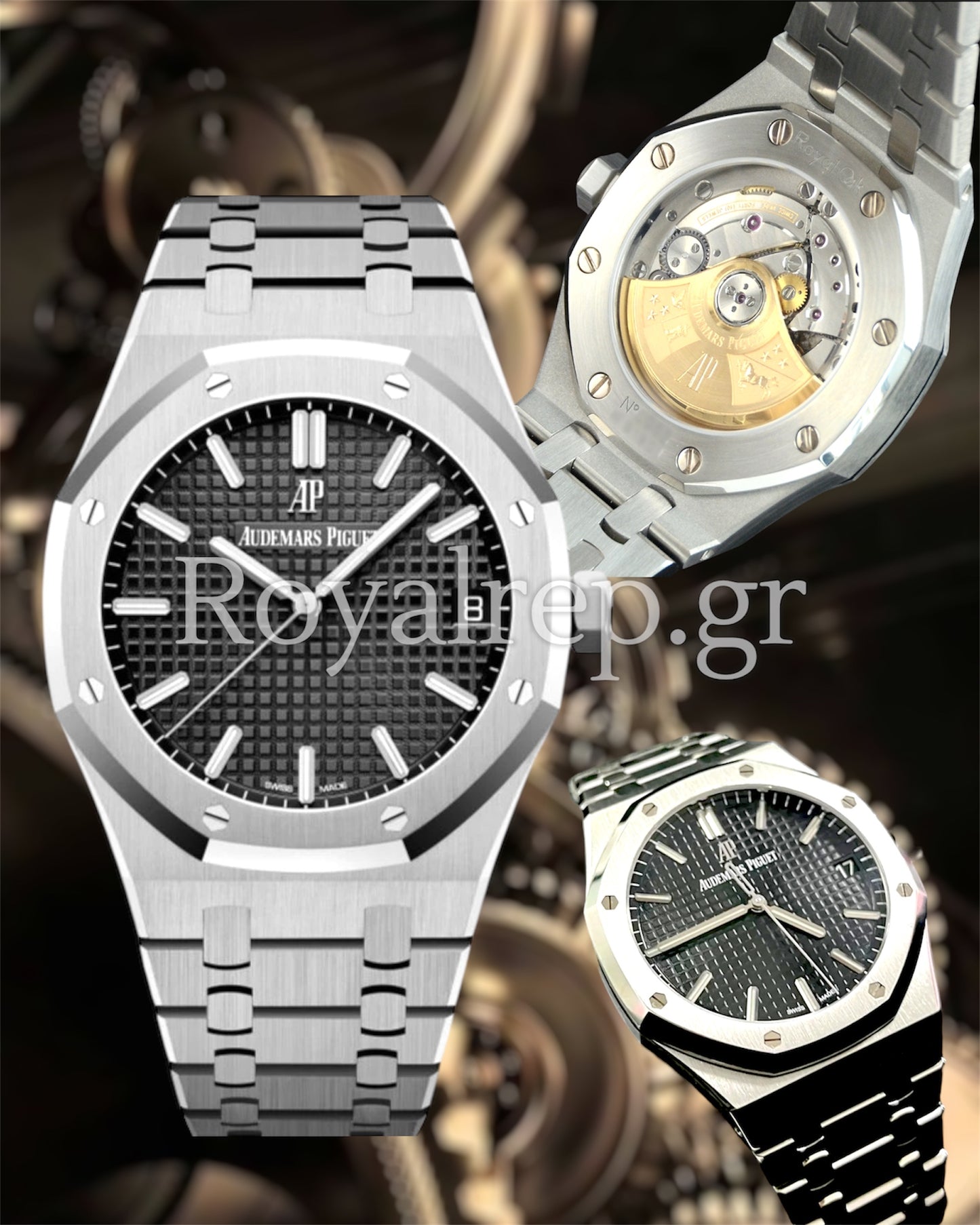 Audemars Piguet Royal Oak Black Dial Steel 41mm 15500ST