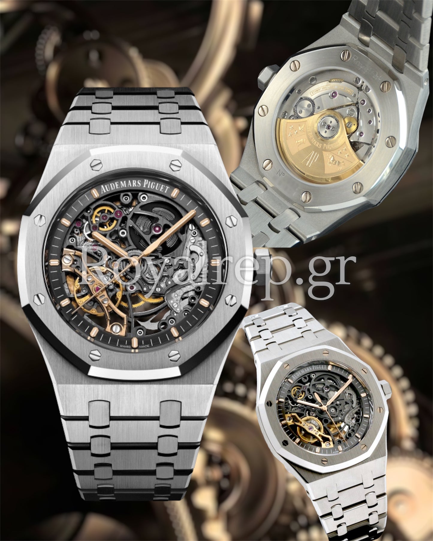Audemars Piguet Royal Oak Double Balance Wheel Openworked Steel 15305