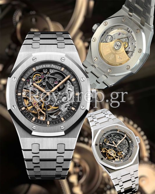Audemars Piguet Royal Oak Double Balance Wheel Openworked Steel 15305