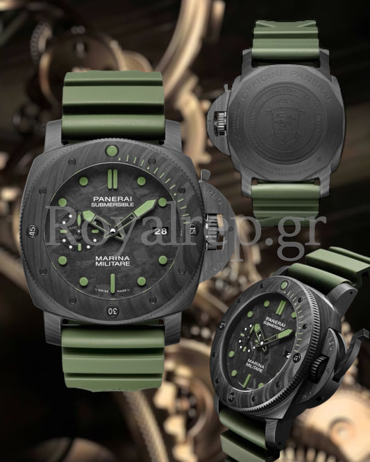 Panerai Submersible Marina Militare Carbotech Green 47mm PAM00961