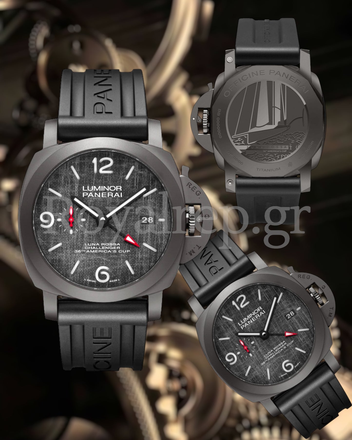 Panerai Luminor Luna Rossa Carbotech 44mm PAM01036