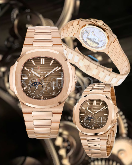 Patek Philippe Nautilus Moon Phases Rose Gold 40.5mm 5712/1R-001
