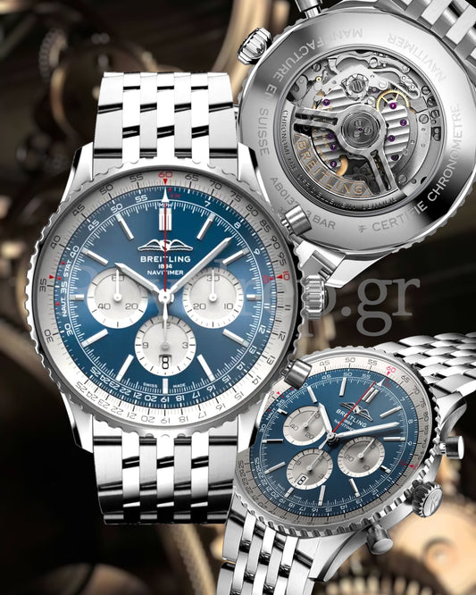 Breitling Navitimer B01 Chronograph Blue Dial 43mm