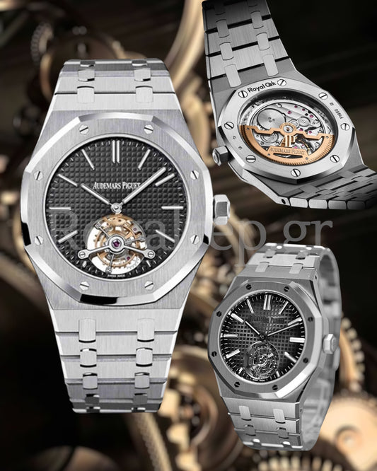 Audemars Piguet Royal Oak Selfwinding Flying Tourbillon Black Dial 41mm 26512ST