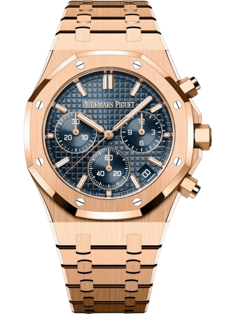 Audemars Piguet Royal Oak Chronograph Navy Blue Dial Rose Gold 26320OR