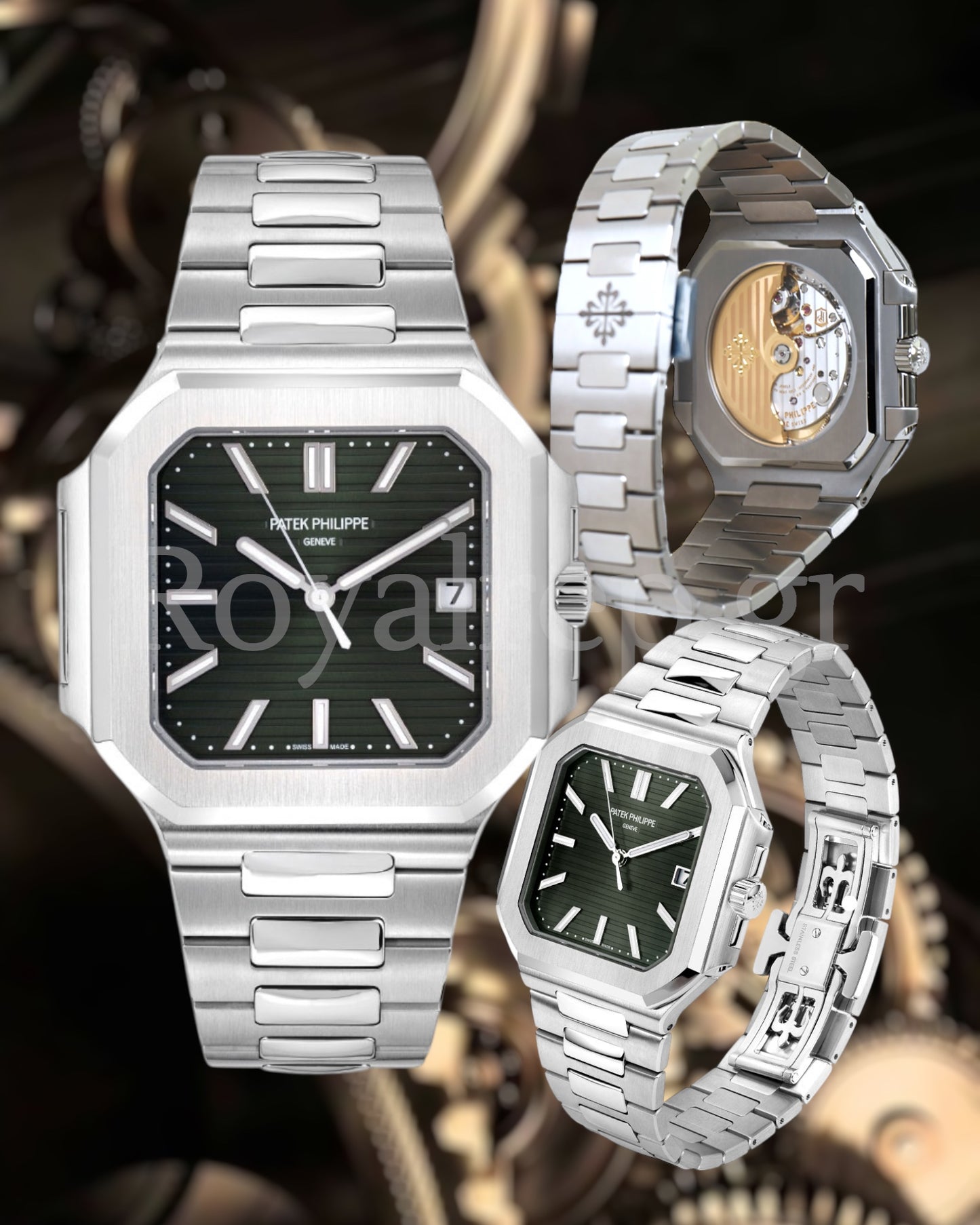 Patek Philippe Cubitus 45mm Steel Black Dial 45mm 5821/1A-001