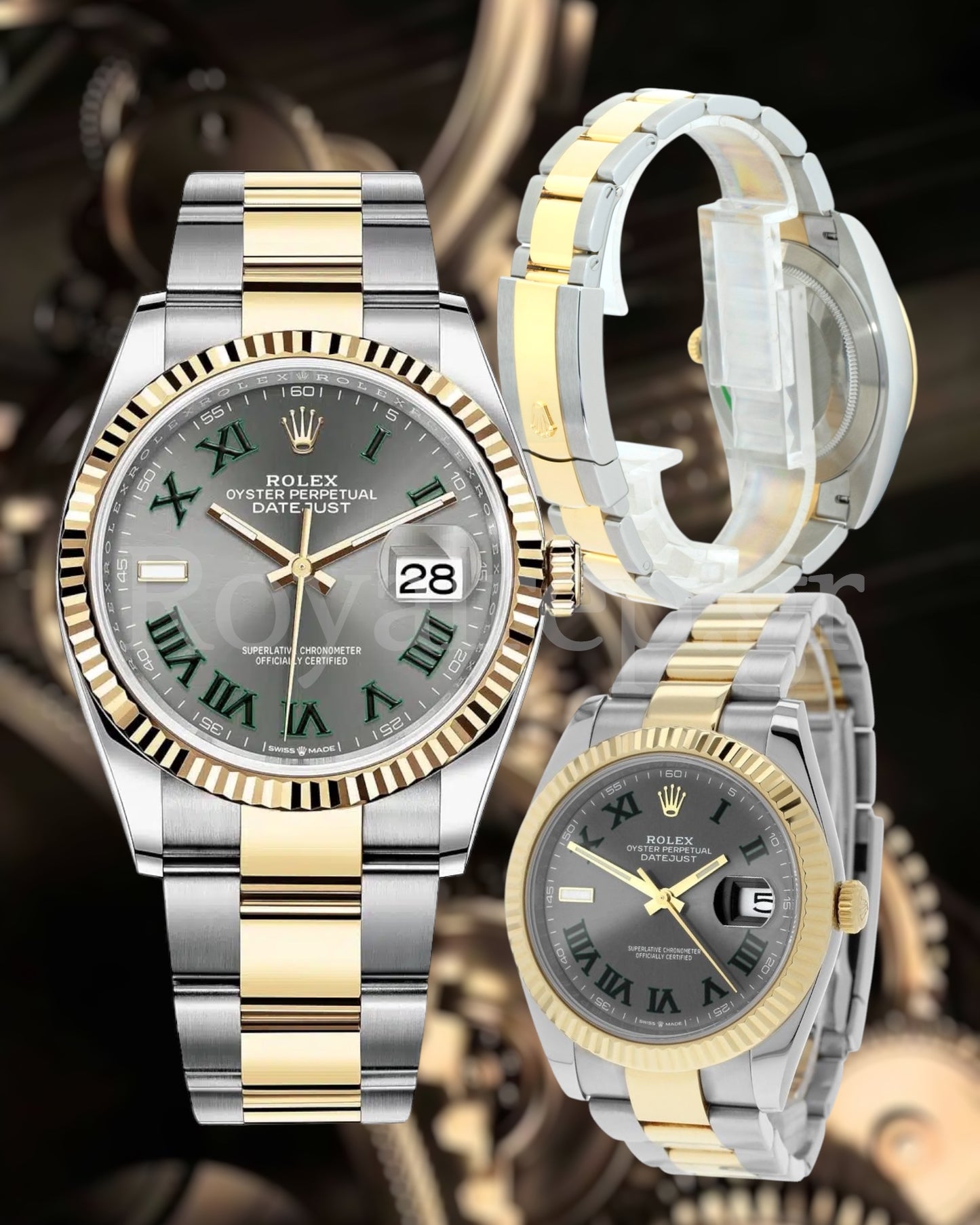 Rolex Datejust II Wimbledon Roman Two-Tone 41mm