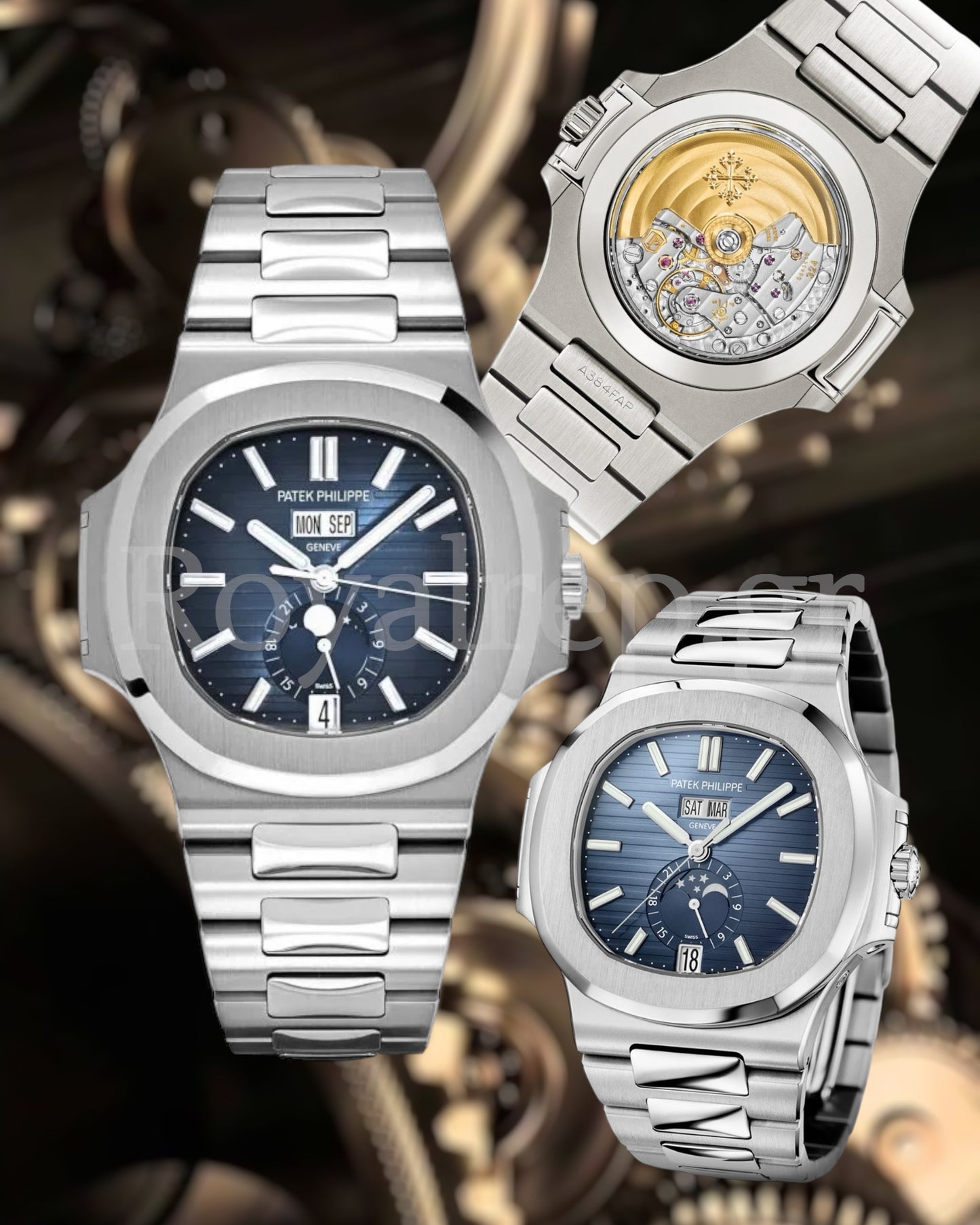 Patek Philippe Nautilus Annual Calendar Steel Blue Dial 40.5mm 5726/1A-014