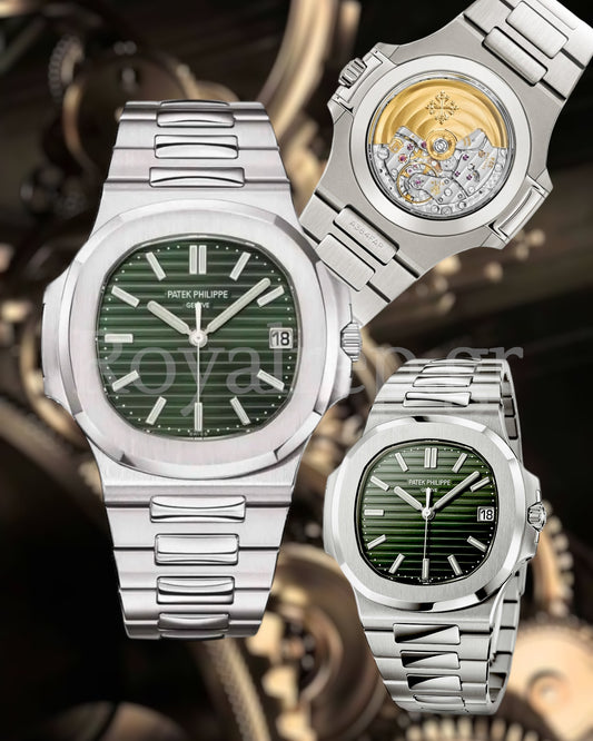 Patek Philippe Nautilus Steel Green Dial 40.5mm 5711/A