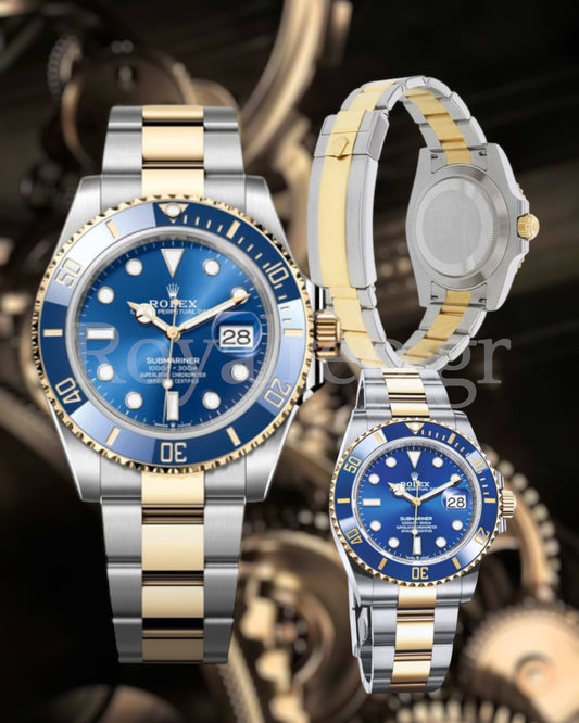 Rolex Submariner 2-Tone Blue Ceramic Bezel 116613LB