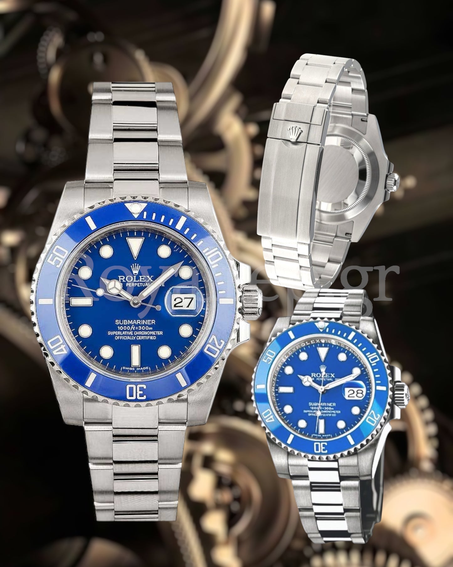 Rolex Submariner Smurf Ceramic Blue Dial 116619