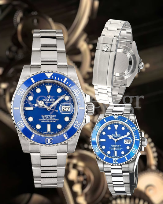 Rolex Submariner Smurf Ceramic Blue Dial 116619