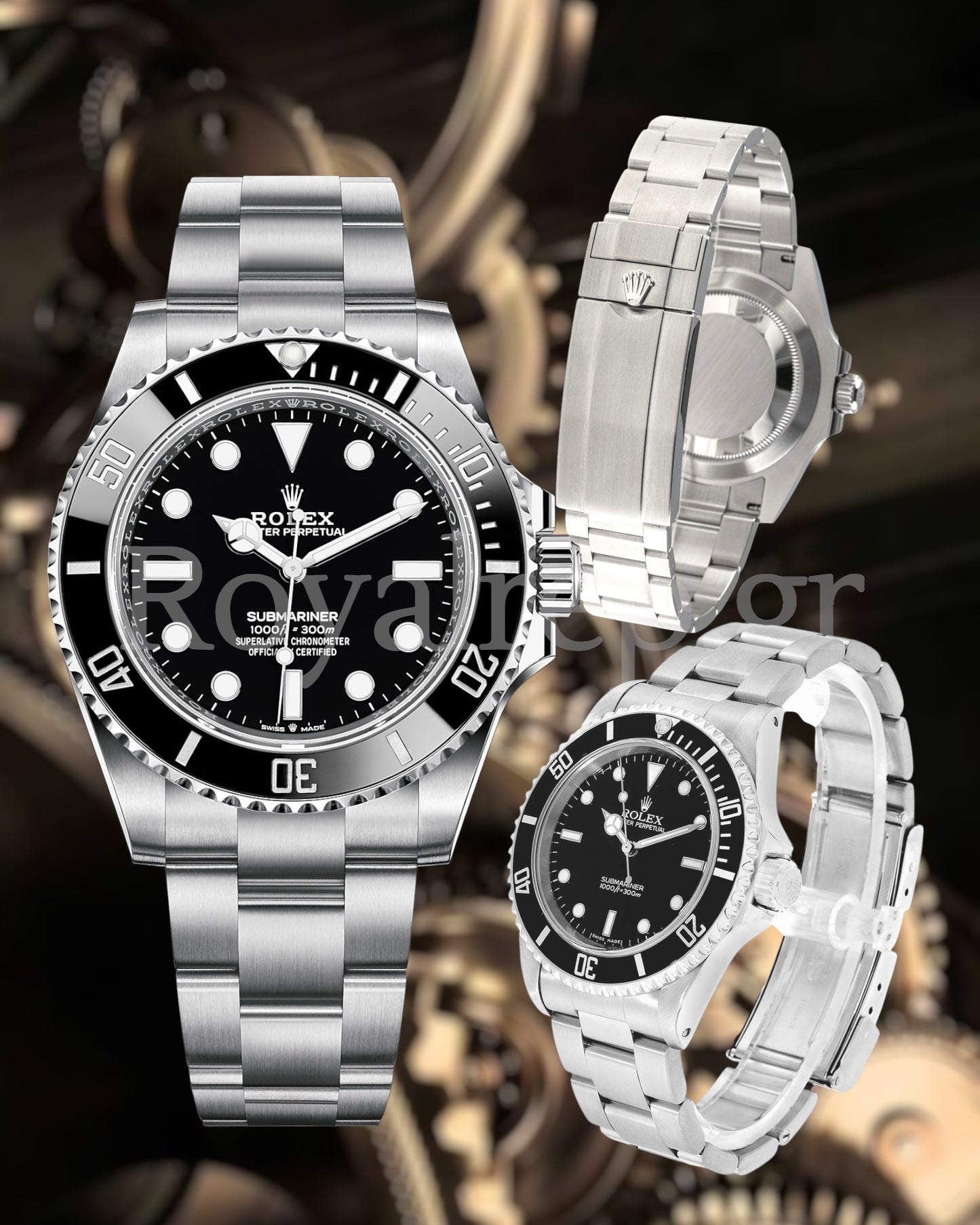 Rolex Submariner No Date Ceramic Black Dial Steel 14060