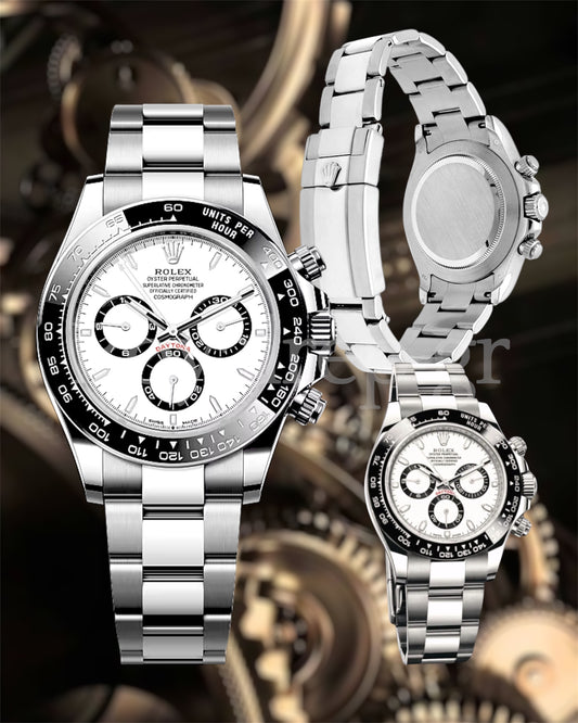 Rolex Daytona Cosmograph Ceramic Bezel White Panda Dial 116500
