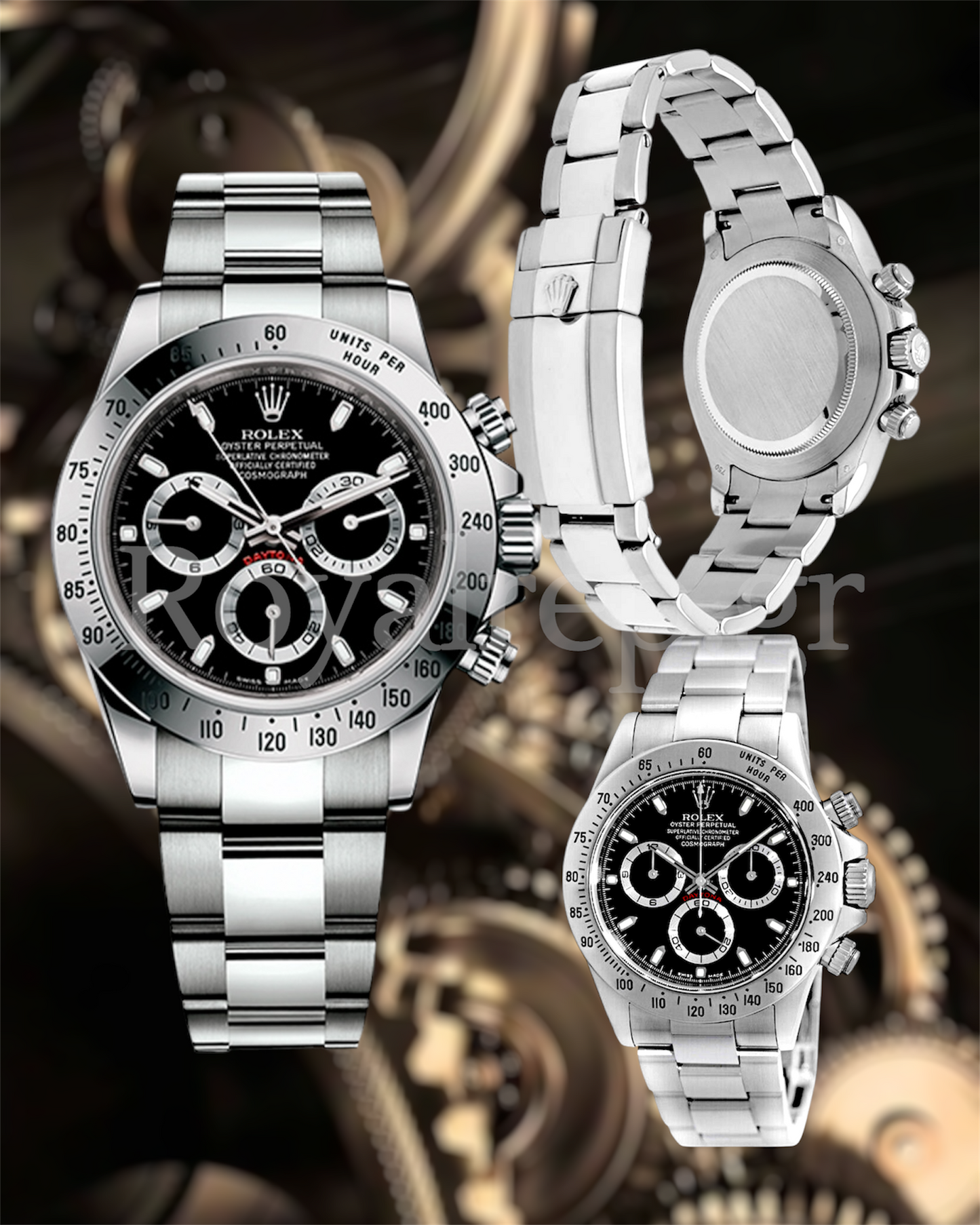Rolex Daytona Cosmograph Black Dial Steel 116520