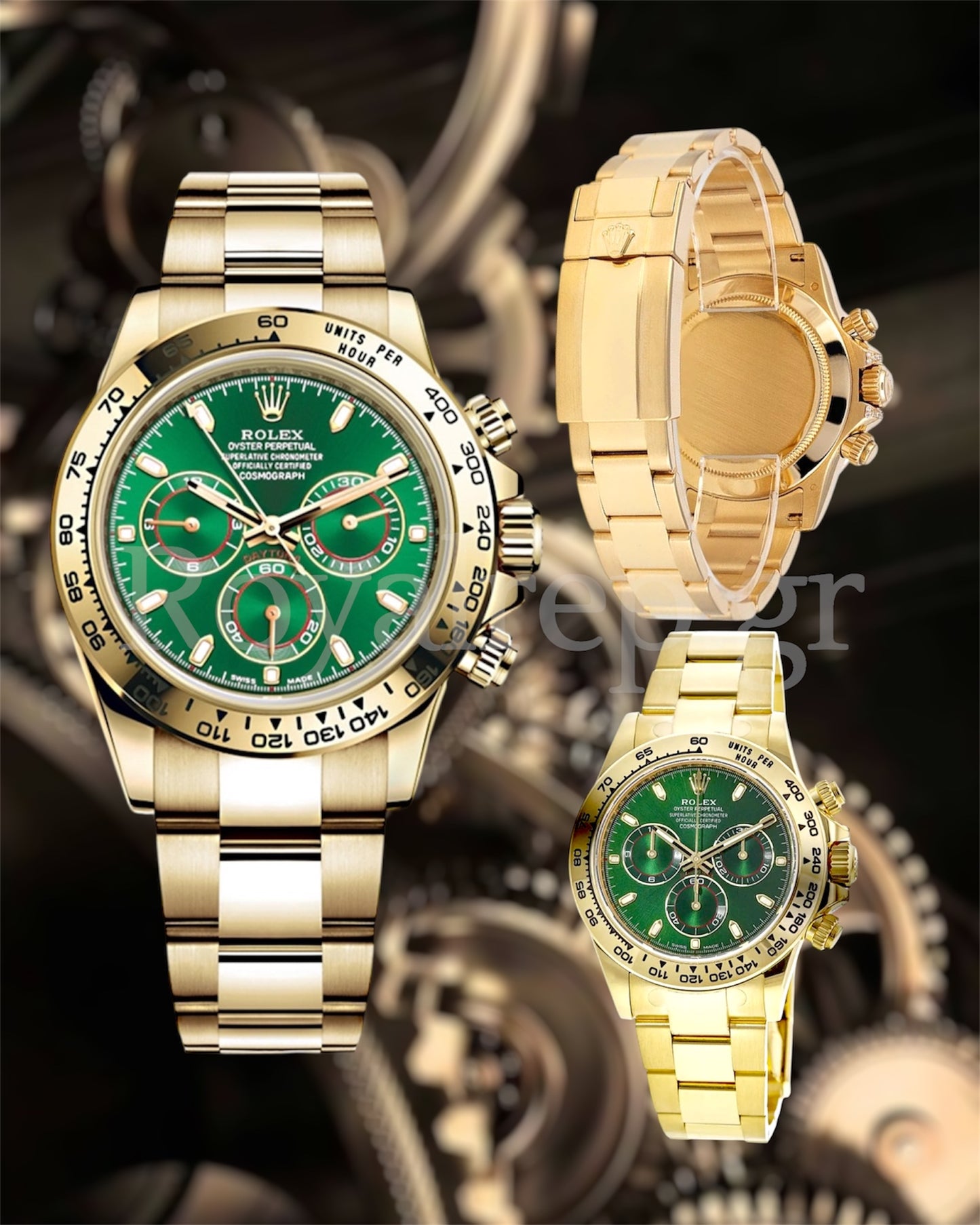 Rolex Daytona Cosmograph Gold Green Dial 116508