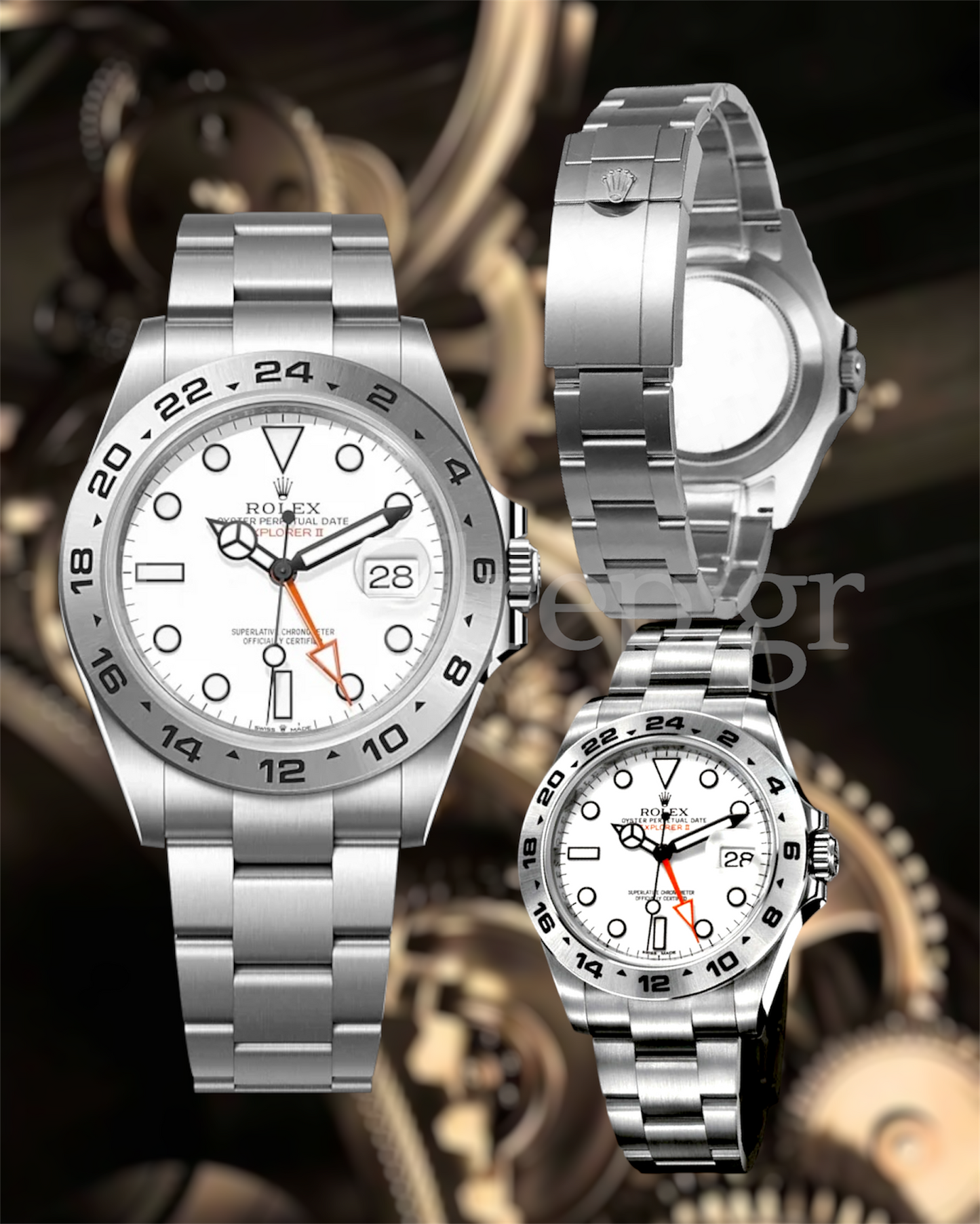 Rolex Explorer II Polar White Dial Steel 216570