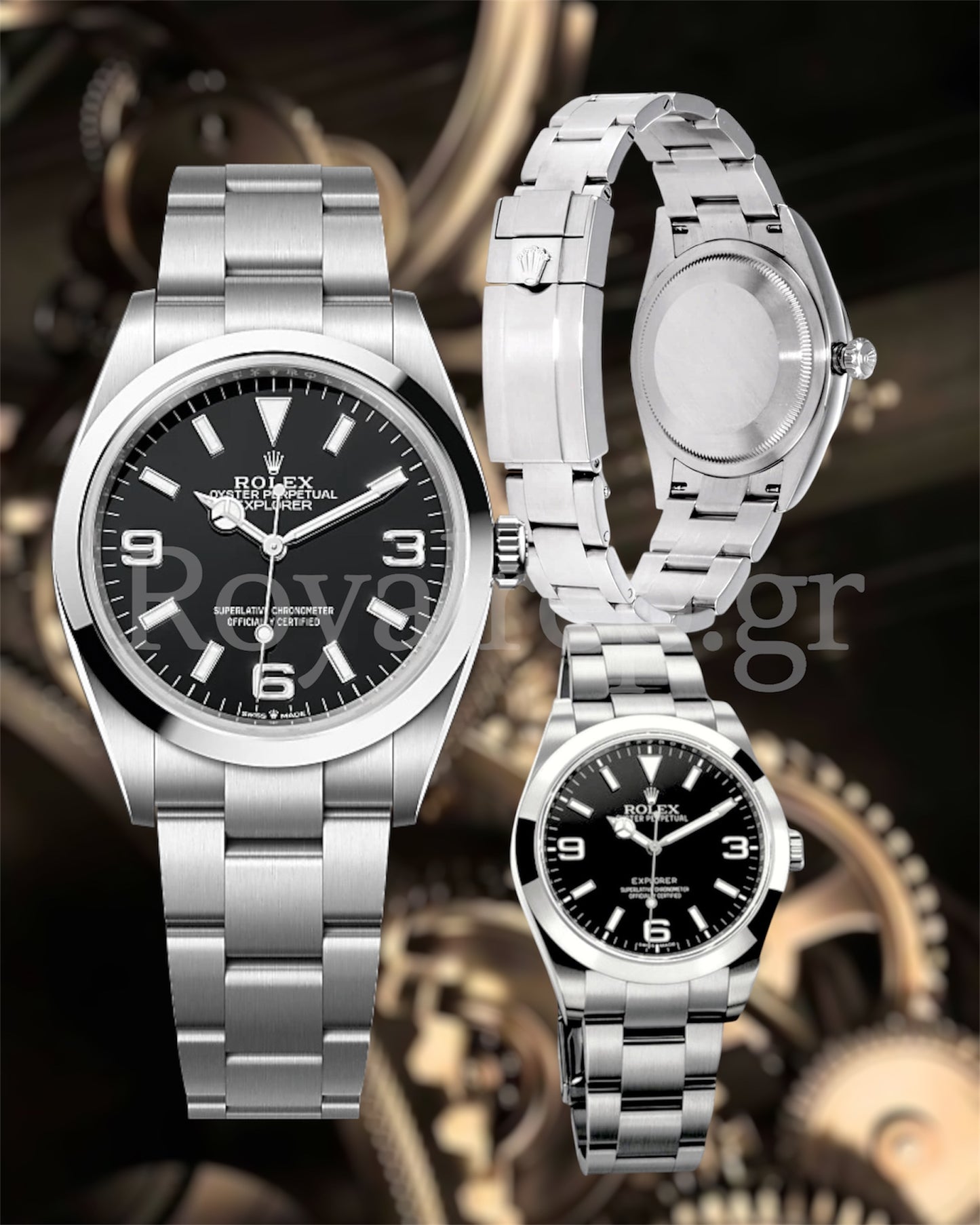 Rolex Explorer Black Dial Steel 114270