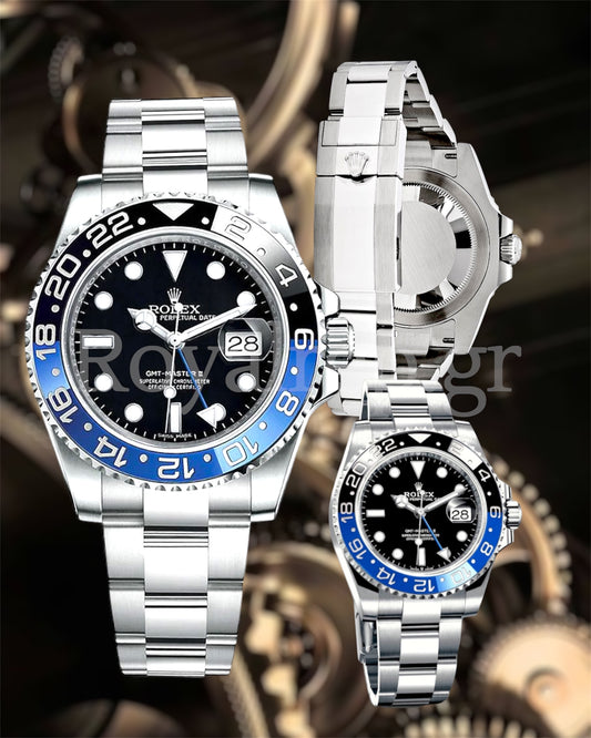 Rolex GMT-Master II Black Blue Batman Bezel Steel 116710