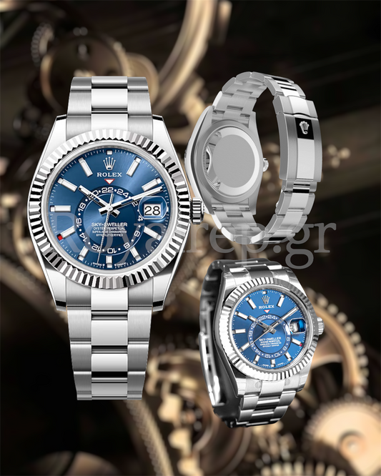 Rolex Sky Dweller Blue Dial Steel 326934
