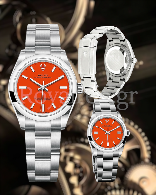 Rolex Oyster Perpetual Coral Red 36mm 277200