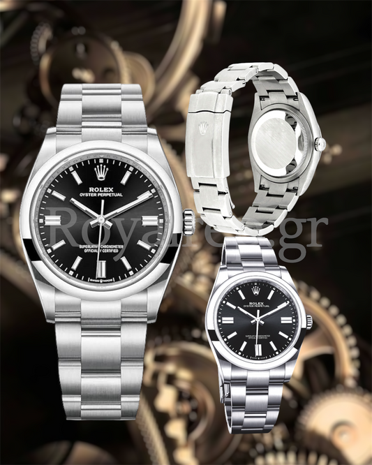 Rolex Oyster Perpetual 36mm Black Dial Steel 116000
